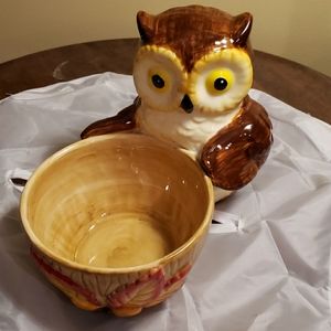 Owl🦉 candy dish. Halloween or fall decor